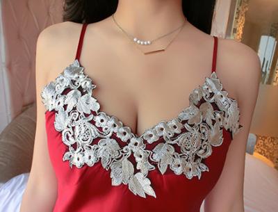 China 100%Polyester  Embroidery  Pajams Collar Lace   Mesh Based Necklace Decoration for sale