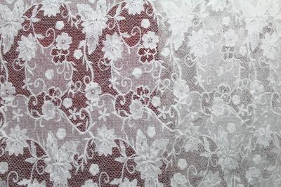 China Apparel Accessories Chemical Lace Fabric  Water Soluble Embroidery  lace fabric for sale