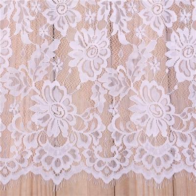 China French Lace Fabric  Eyelash Cord Lace Fabric  fashion pink lace for sale