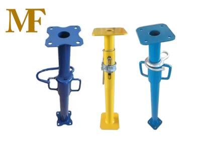 China Metal Adjustable Shoring Jacks Steel Prop 3.9tons Load Capacity Powder Coated 2.5mm for sale