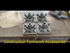 Galvanized Construction Formwork Accessories Nut 200kN Cast Iron