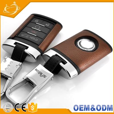 China Replace Car Interior Remote Keyless Entry Skin Automotive Key Case Cover FOB Mount For Cadillac ATS-L CT6 XTS XT5 CTS SRX for sale