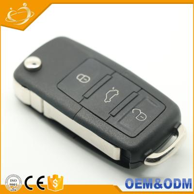 China For Auto Wholesale FLIP UNCUT KEY Car REMOTE FOB SHELL CASE FOR VOLKSWAGEN GOLF PASSAT Jetta Beetle for sale