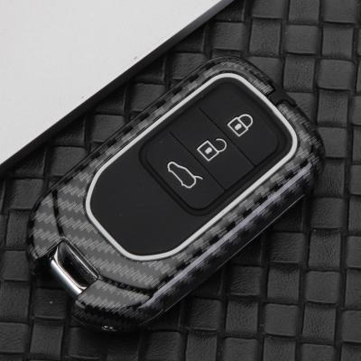 China Smart Cover Carbon Fiber Car Accessories Key Case Remote Key Wallet for Honda Accord Civic City Urv fit crv xrv for sale