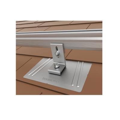 China Alloy Roof Racks Solar Kit Solar Flashing Solution Flashing Mount For Every Kind Of Composition Shingle Roof for sale