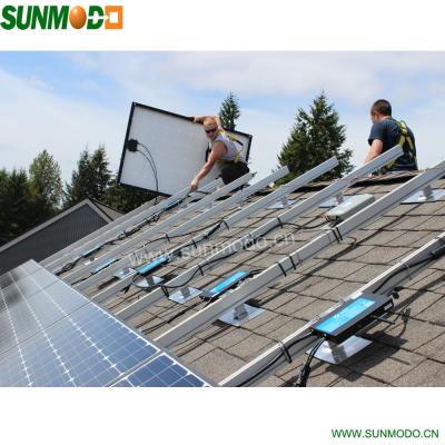 China SunModo Commercial Solar Panel Racking System For Residencial Roofs for sale