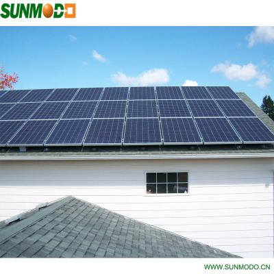 China Commercial 5kw 10kw 15kw 20kw PV Solar Power Solution Solar Panel Bracket Solar Panel Bracket System for Home Electricity for sale