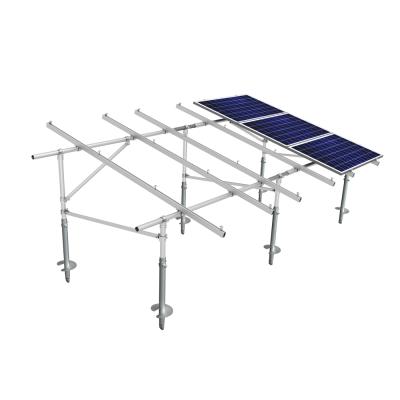 China Solar Panel Brackets Structure Solar Panel Ground Mounting System Commercial/Residential Strong Solar Mounting Design for sale