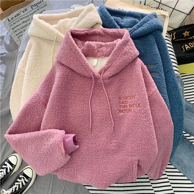 China Casual Anti-Wrinkle Hoodie Women Streetwear Sweatshirts Oversized Pullover For Girls Street Fashion Sweater Coat Korean Long Women's Hoodies for sale