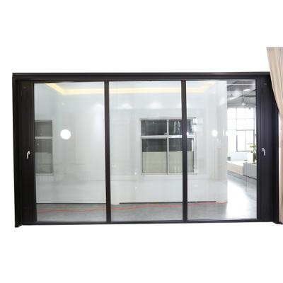 China Modern Warm Products Office Clamp Office Divides Prefab Glass Office Partition Wall Cool Air Window for sale