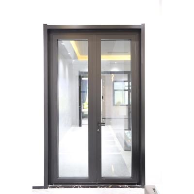 China Good Quality Space Saving Modern Aluminum Exterior Doors Residential Bedroom Aluminum Door for sale