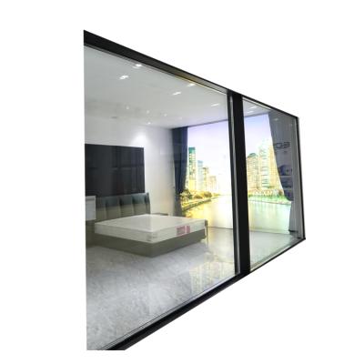 China New Product Large Panoramic Patio Sliding Glass Doors Metal Aluminum Glass Door for sale