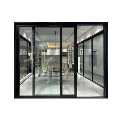 China Large Sliding Glass Door Quality Guarantee Modern Aluminum Profile Good Quality Balcony Sliding Door for sale