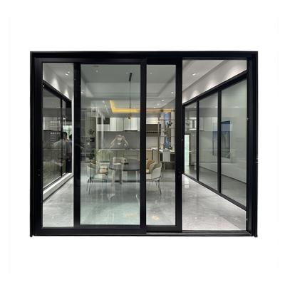 China Very Nice Waterproof Modern Home Automatic Interior Interior Aluminum Alloy Sliding Door Patio Door for sale