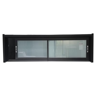 China Modern Multifunctional Bathroom Sliding Windows Residential Double Glazed Aluminum Sliding Windows for sale