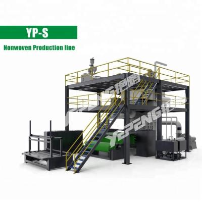 China Building Material Shops Yanpeng S/SS/SMS Nonwoven Production Line Nonwoven Fabric Making Machine for sale