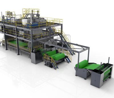 China Building Material Shops New Type S/SS/SSS/SMS Non Woven Production Line Non Woven Fabric Making Machine à venda