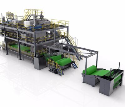 China PP Chips Full Automatic Double S Non Woven Fabric Making Machine Nonwoven Production Line for sale