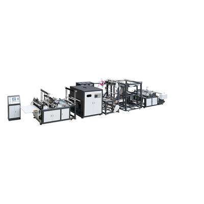 中国 Running Hotels Stable 3 in 1Non-woven bag making machine price, D-CUT non woven bag making machine 販売のため