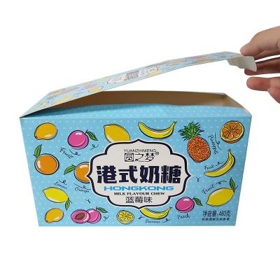 China Recyclable Custom Counter Tear Off Package Lip Balm Retail Hard Paper Display Box For Soap for sale