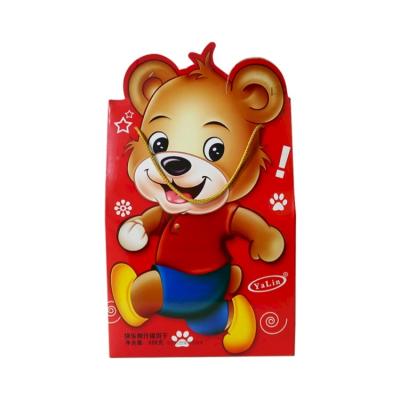 China Matte Lamination Vanishing Surface Finishing Bear Shape Recyclable Glossy Paper Bag From Factory Wholesale Price for sale