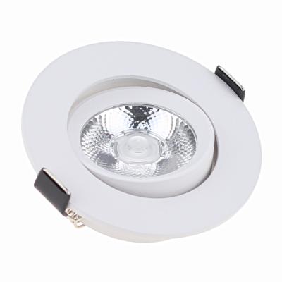 China New Hot 5W COB Dimmable Dimmable Spot Downlight 55mm Hole Cut Hole 55mm Mini LED Recessed Light Ultra Thin Light Direction Adjustable Sizes for sale