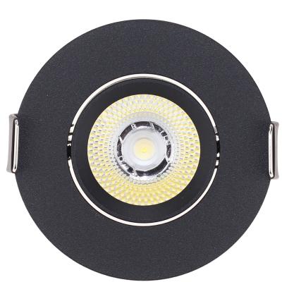 China Embeded 2020 New Design Led Projector Lamp Reecessed Round COB Dimming Adjustable Led Ceiling Light for sale