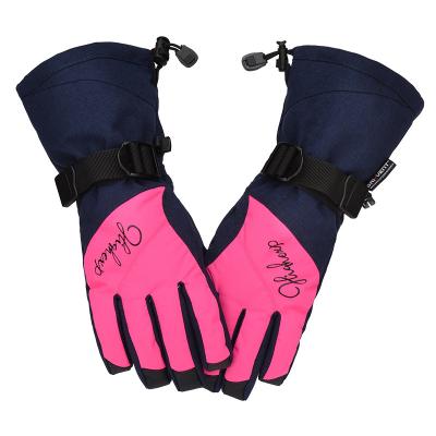 China Men Cost-effective White Hand Ski Gloves Winter Warm Product Man And Woman Touch Screen Warm Black for sale