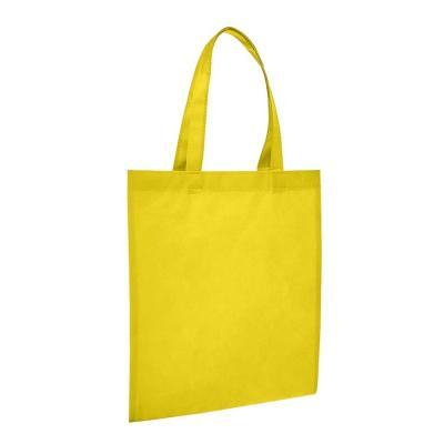 China Custom Logo High Capacity Foldable Shopping Bag Eco - Friendly Handled Nonwoven Bag for sale