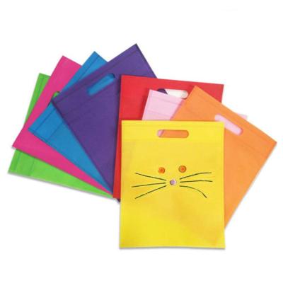 China Factory Promotion Eco - Friendly Eco - Friendly Foldable Shopping Die Cut Nonwoven Bags for sale