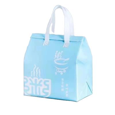 China PP Cheapest Top Selling Heat Sealed Take Out Bags For Food Delivery Non Woven Insulated Cooler Bag for sale