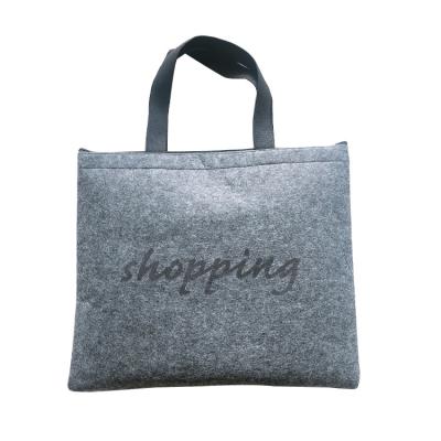 China Customized Wholesale Cheap Reusable Custom Logo Design Promotional Price Logo Felt Bag for sale