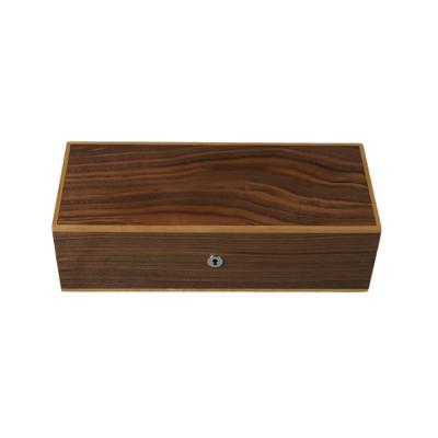 China OEM Handmade Brown Pine Wood Box Extra Large Rectangle Unfinished Craft Stash Boxes with Hinged Lid and Front Clasp for Arts Hobby for sale