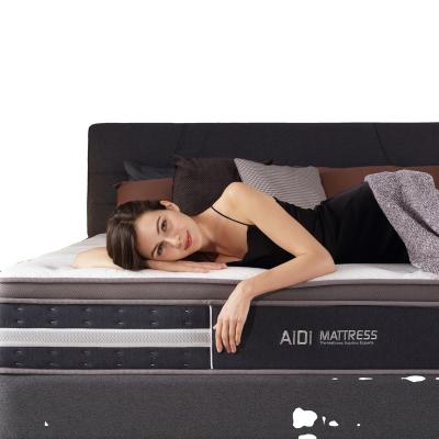 China AIDI Foldable Compressed Twin Double Queen Grand Pocket Coil Bed Frames for sale