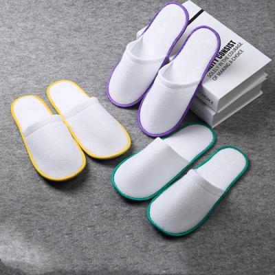 China Lightweight Airline Travel Kit , Airline Key Phones Slippers Plush Kids Soft Slippers for sale