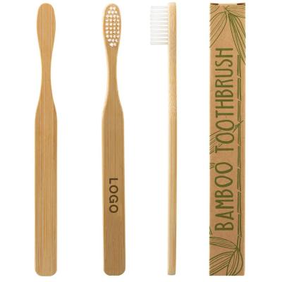 China Private Label Disposable Sustainable Bamboo Wood Custom Logo Toothbrush Hotel Organic Toothbrush Hotel Charcoal Toothbrush With Blister for sale