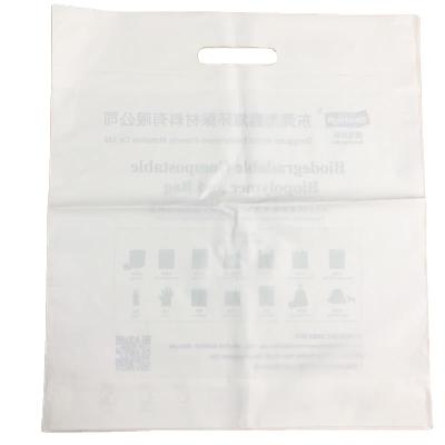 China Biodegradable Econewleaf Cornstarch Sealable Compostable Mailing Bags For Clothing Biodegradable Garment Bag With Hole for sale