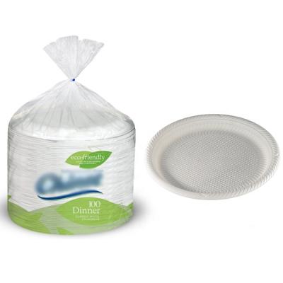 China EcoNewLeaf Bio Disposable 7.1 Inch Cornstarch Disposable Hot Selling Biodegradable Dish for sale