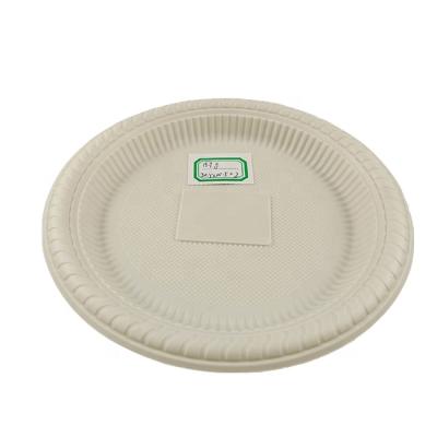 China EcoNewLeaf 8 Inch Natural New Arrival Disposable Dinnerware Custom Printed Disposable Plastic Dish Sets for sale