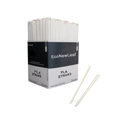 China EcoNewLeaf viable Straw Wrapped Paper printed by transparent PLA made to order 380pcs for sale