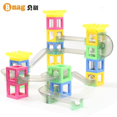 China DIY TOY 2021 New Trend Magnetic Toy Marble Building Race for sale