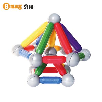 China ABS plastic and rare earth neodymium magnets DIY educational magnetic building blocks/building block toys/building block sets toys for children new 2021 for sale