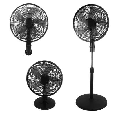 China Hotel 16 Inch 3 In 1 Multi Function Stand Fan Table Fan Wall Mounted Fan With Grills CE Plastic CBs for sale