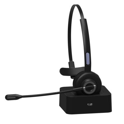 China Charging Low Noise Canceling Mic High Quality V5.0 Wireless Phone Headset For Call Center With Noise Canceling Mic for sale