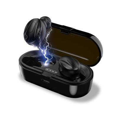 China Perfect Sound Mini F9 TWS 5.0 Headphones Radio Earbuds Earphone With 2000mAh Charging Sports Gaming Headset With LED Display Earphone for sale