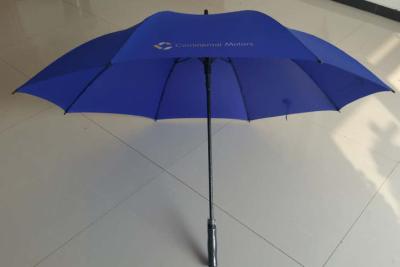 China 30 Inch Folding Golf Umbrella , Wind And Rain Proof Fiberglass Shaft Umbrella for sale