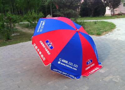 China Cree el paraguas al aire libre del parasol para requisitos particulares de una sola capa para la publicidad comercial en venta