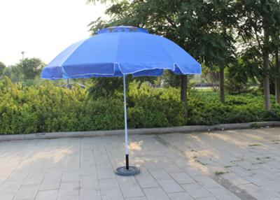 Chine Parapluie extérieur rond mobile imperméable, parapluie extérieur bleu du marché à vendre