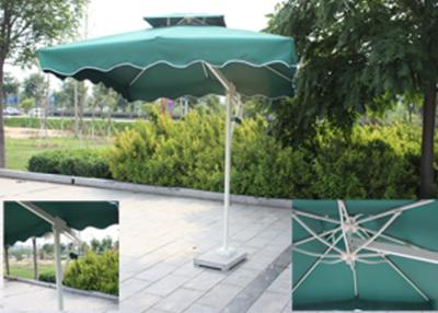 China Backyard Small Rectangular Patio Umbrella , Square Offset Umbrella Sunlight Proof for sale