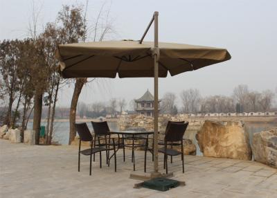 China Telescopic Large Rectangular Garden Parasol Screen Printed For Garden Oasis for sale